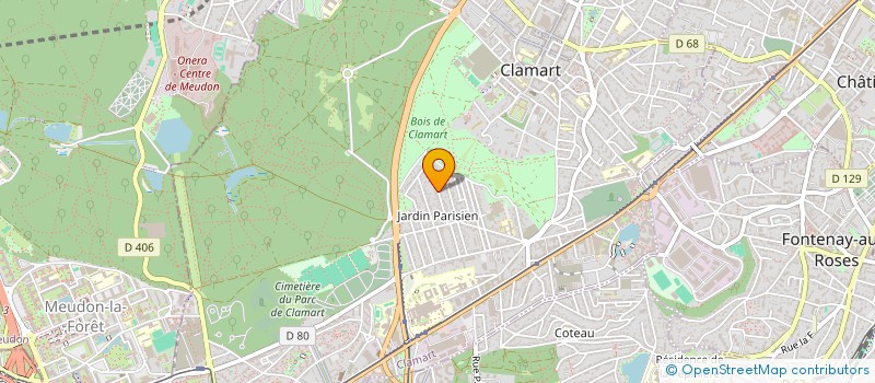 localisation de l'entreprise MADAME SIMONE HOMAND à CLAMART