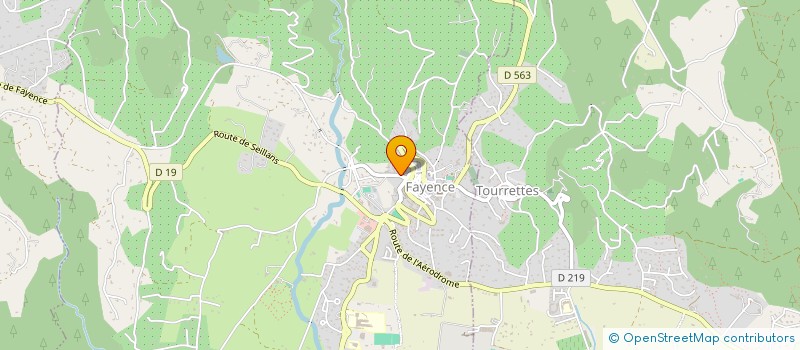 localisation de l'entreprise MADAME SIMONE HOUILLON  FAYENCE