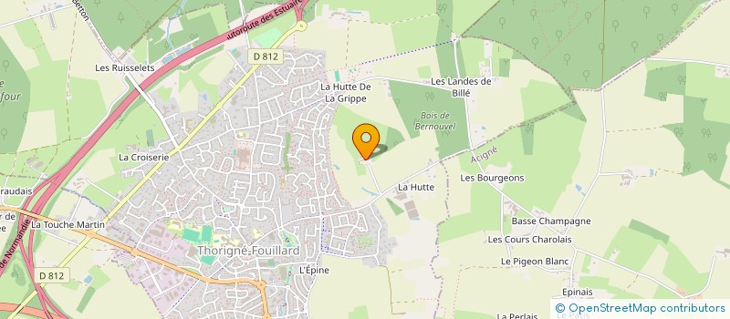 localisation de l'entreprise MADAME SIMONE HUBERT à THORIGNE-FOUILLARD