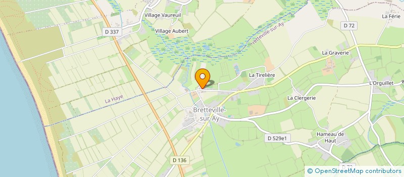 localisation de l'entreprise MADAME SIMONE HUREL  BRETTEVILLE-SUR-AY