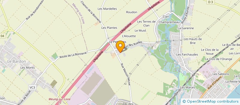 localisation de l'entreprise MADAME SIMONE JANVIER à MEUNG-SUR-LOIRE