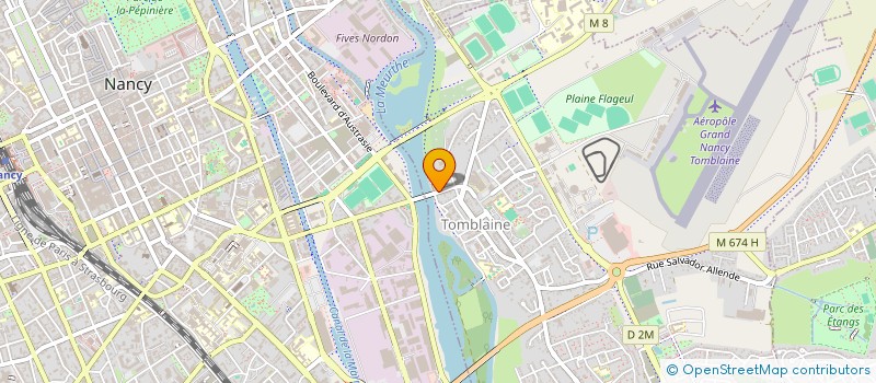 localisation de l'entreprise MADAME SIMONE JEANMAIRE  TOMBLAINE