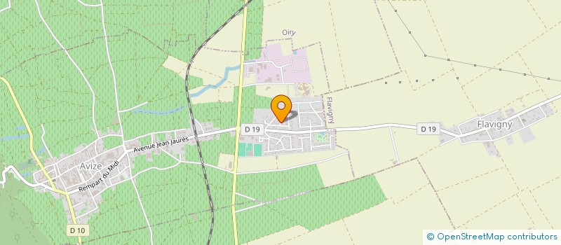 localisation de l'entreprise MADAME SIMONE JEANNIN  LE MESNIL-SUR-OGER