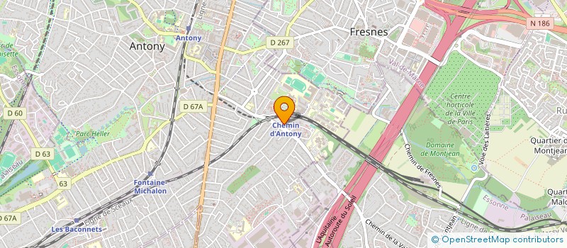 localisation de l'entreprise MADAME SIMONE JOBELIN à ANTONY