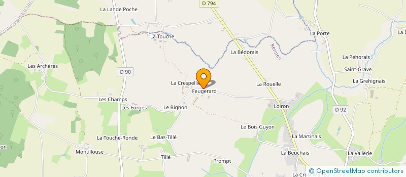 localisation de l'entreprise MADAME SIMONE JOLIVET à SENS-DE-BRETAGNE