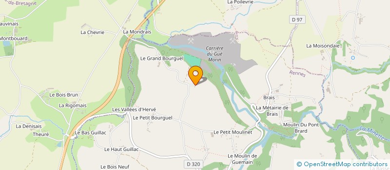 localisation de l'entreprise MADAME SIMONE JUILLARD  VIEUX-VY-SUR-COUESNON