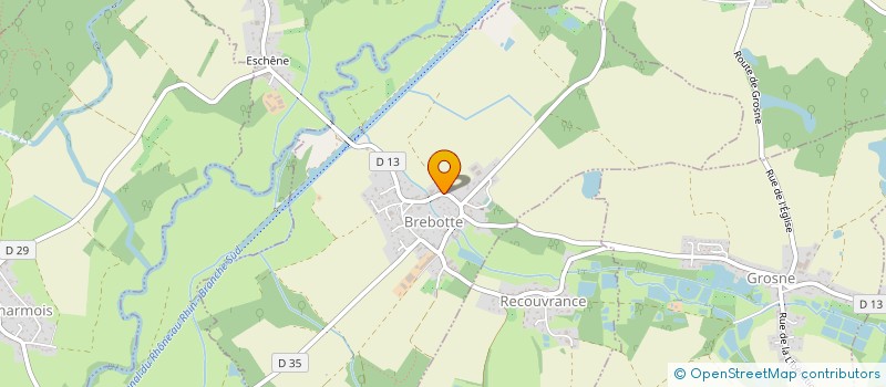 localisation de l'entreprise MADAME SIMONE KARRER à BREBOTTE