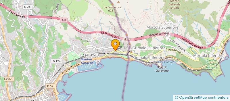 localisation de l'entreprise MADAME SIMONE KOCH  MENTON