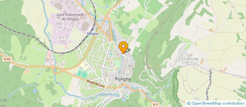 localisation de l'entreprise MADAME SIMONE KOPP  POLIGNY