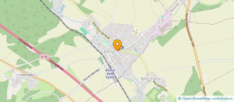 localisation de l'entreprise MADAME SIMONE KUHLEN  BORNEL