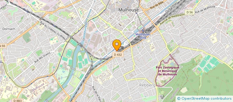 localisation de l'entreprise MADAME SIMONE KUSTER  MULHOUSE