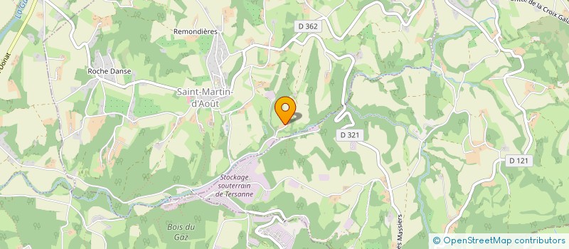 localisation de l'entreprise MADAME SIMONE LACOUR  SAINT MARTIN D AOUT