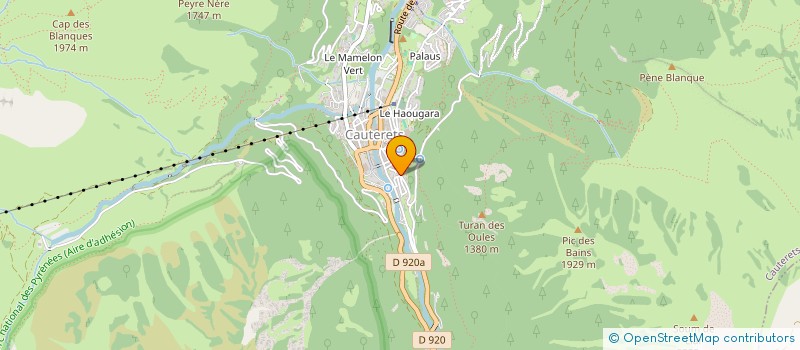 localisation de l'entreprise MADAME SIMONE LAGLEINE  CAUTERETS