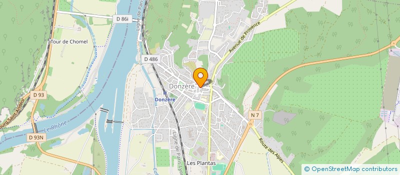 localisation de l'entreprise MADAME SIMONE LAMBERT  DONZERE