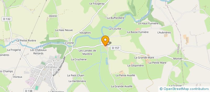 localisation de l'entreprise MADAME SIMONE LANGEVIN  OISSEAU