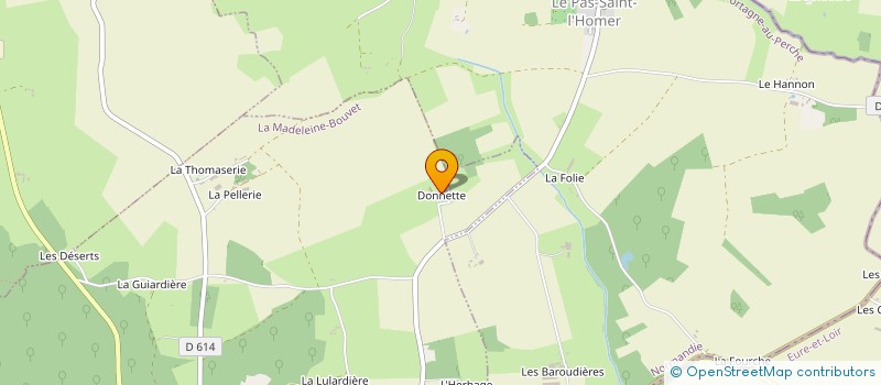 localisation de l'entreprise MADAME SIMONE LAPORTE à MOUTIERS-AU-PERCHE