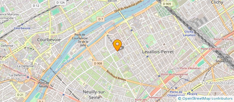 localisation de l'entreprise MADAME SIMONE LARGOUET à NEUILLY-SUR-SEINE