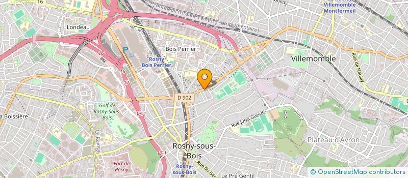 localisation de l'entreprise MADAME SIMONE LASRY à ROSNY-SOUS-BOIS