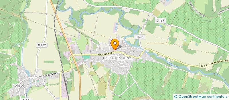 localisation de l'entreprise MADAME SIMONE LAURENT à CELLES-SUR-OURCE