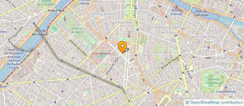 localisation de l'entreprise MADAME SIMONE LE FOLLEZOU à PARIS