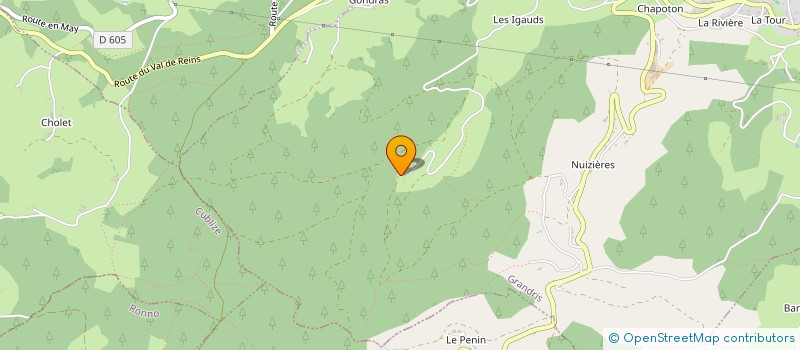 localisation de l'entreprise MADAME SIMONE LE GAL  SAINT-NIZIER-D AZERGUES