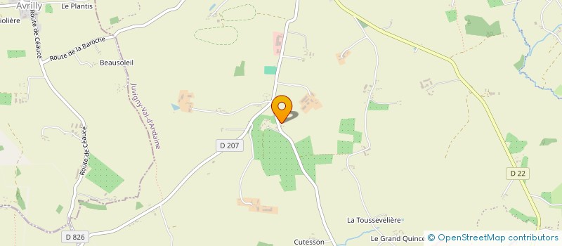 localisation de l'entreprise MADAME SIMONE LEBOSSE à JUVIGNY VAL D'ANDAINE