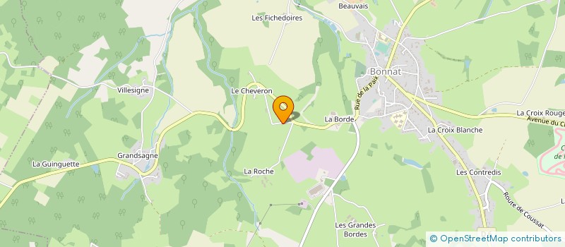 localisation de l'entreprise MADAME SIMONE LECANTE à CHENIERS
