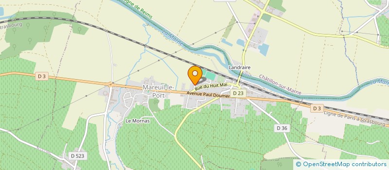 localisation de l'entreprise MADAME SIMONE LEFEVRE  MAREUIL-LE-PORT