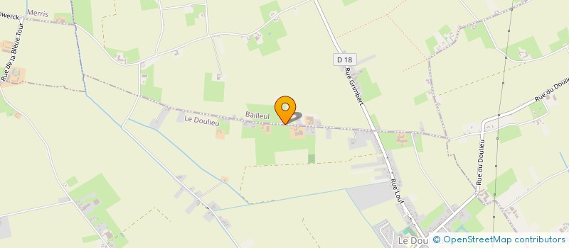 localisation de l'entreprise MADAME SIMONE LEFEVRE à BAILLEUL