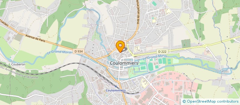 localisation de l'entreprise MADAME SIMONE LEPAGE à COULOMMIERS