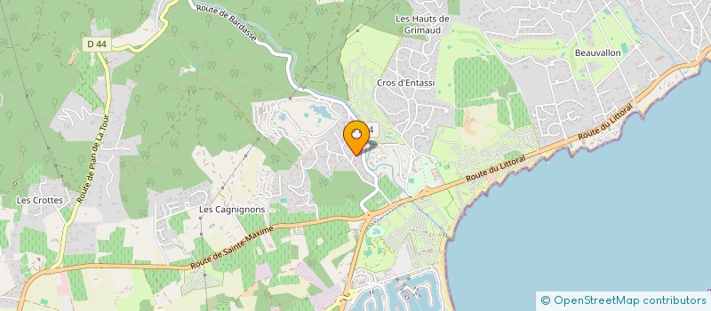 localisation de l'entreprise MADAME SIMONE LEVY  GRIMAUD