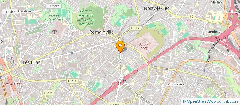 localisation de l'entreprise MADAME SIMONE MACE  ROMAINVILLE