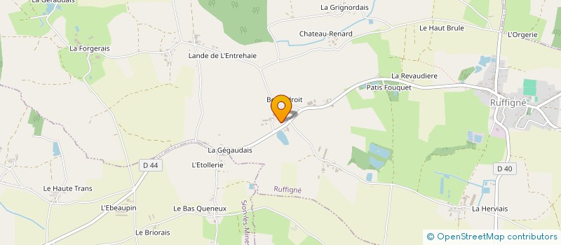 localisation de l'entreprise MADAME SIMONE MACQUAIRE à RUFFIGNE