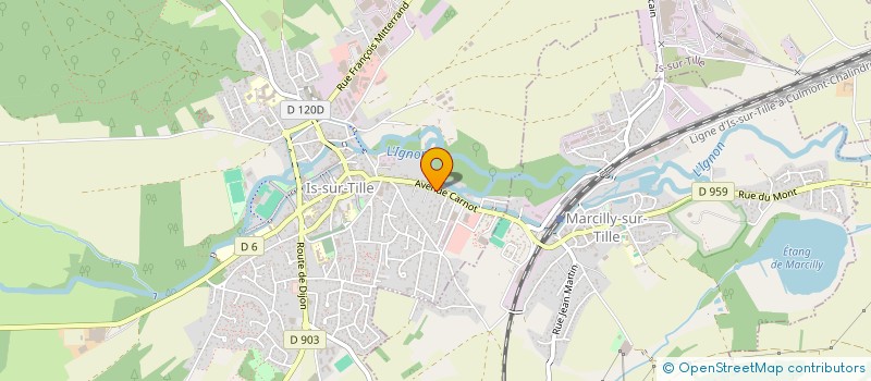 localisation de l'entreprise MADAME SIMONE MAIRE à IS-SUR-TILLE