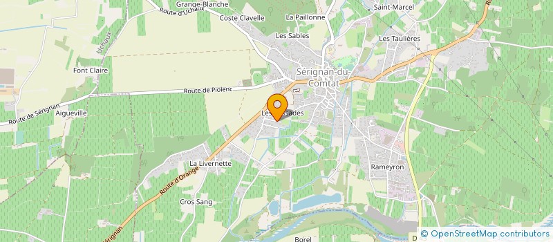 localisation de l'entreprise MADAME SIMONE MARCHAND  SERIGNAN-DU-COMTAT