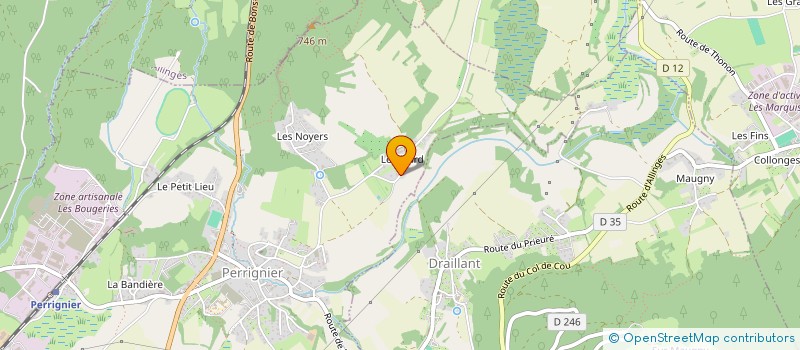 localisation de l'entreprise MADAME SIMONE MARGEL  PERRIGNIER