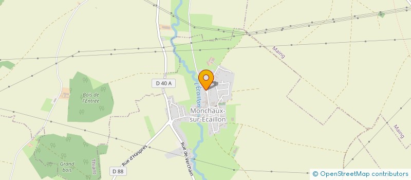 localisation de l'entreprise MADAME SIMONE MARIN à MONCHAUX-SUR-ECAILLON