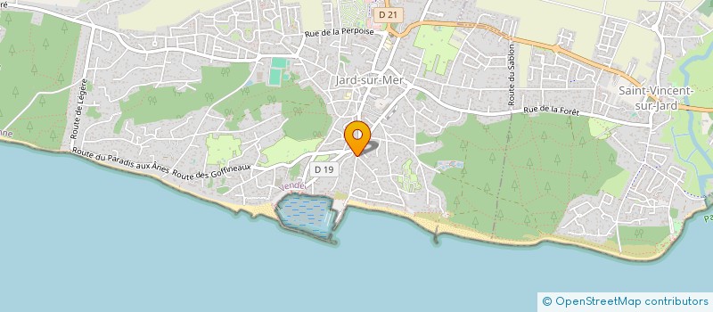 localisation de l'entreprise MADAME SIMONE MARQUET à JARD-SUR-MER