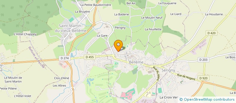 localisation de l'entreprise MADAME SIMONE MARTEAU à BELFORET-EN-PERCHE