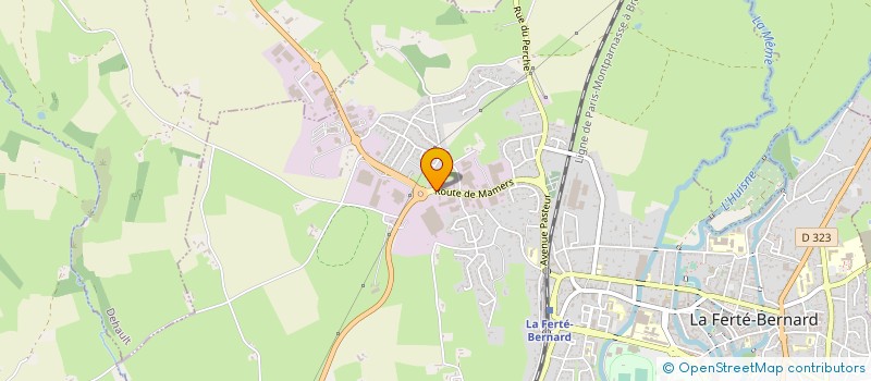 localisation de l'entreprise MADAME SIMONE MARY  LA FERTE BERNARD