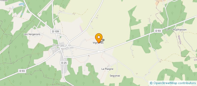 localisation de l'entreprise MADAME SIMONE MASPEYRAT à CHARRAS