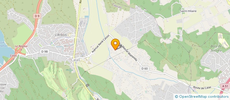 localisation de l'entreprise MADAME SIMONE MATTEODA  CABRIES