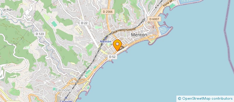 localisation de l'entreprise MADAME SIMONE MEANO à MENTON