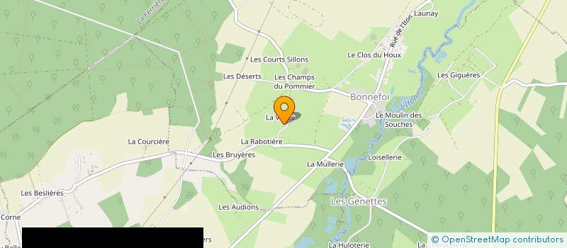 localisation de l'entreprise MADAME SIMONE MERIEUX à BONNEFOI