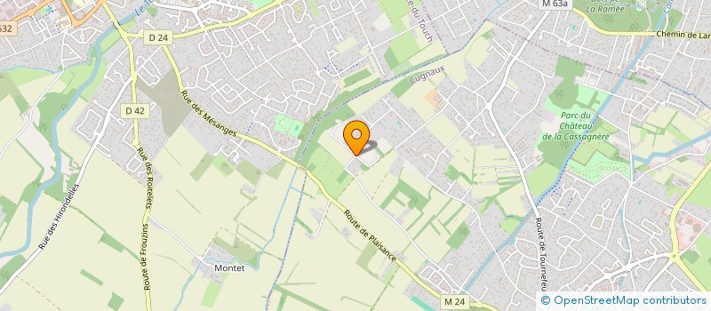 localisation de l'entreprise MADAME SIMONE METBACH  CUGNAUX