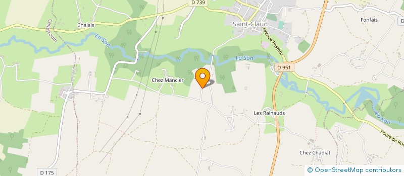 localisation de l'entreprise MADAME SIMONE MEUNIER à LUSSAC
