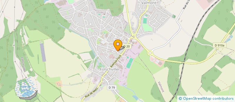 localisation de l'entreprise MADAME SIMONE MEUNIER  FOLSCHVILLER