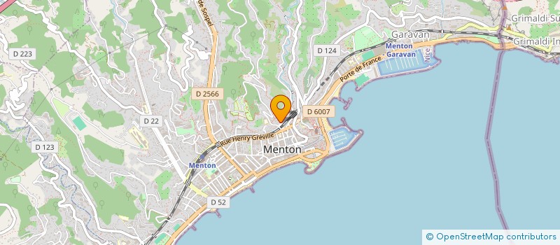 localisation de l'entreprise MADAME SIMONE MEUNIER à MENTON