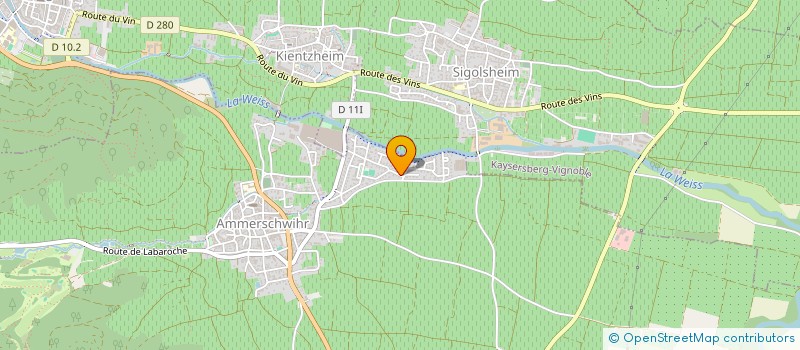 localisation de l'entreprise MADAME SIMONE MEYER  AMMERSCHWIHR