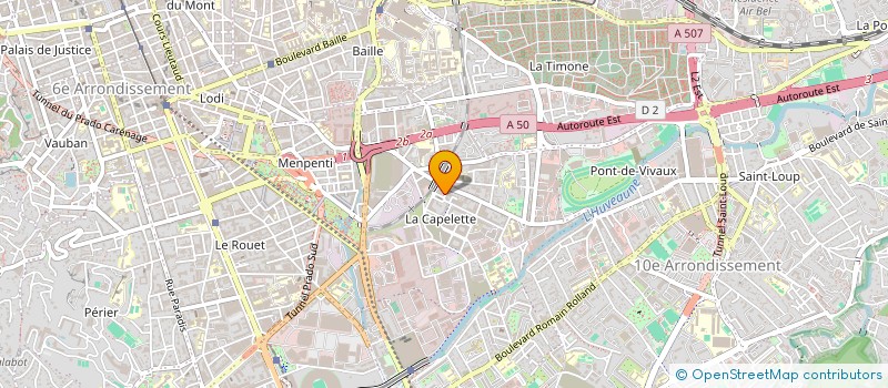 localisation de l'entreprise MADAME SIMONE MICHEL à MARSEILLE